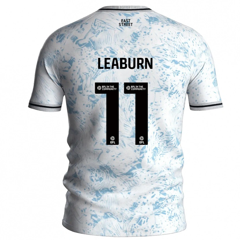 Danxen Kid Miles Leaburn #11 White Sky Blue Away Jersey 2025/26 T-Shirt