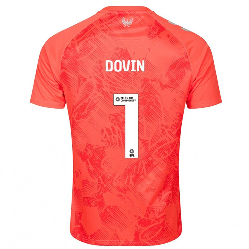 Danxen Kid Oliver Dovin #1 Orange White Away Jersey 2025/26 T-Shirt