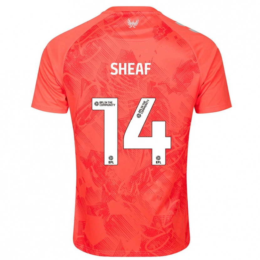 Danxen Kid Ben Sheaf #14 Orange White Away Jersey 2025/26 T-Shirt