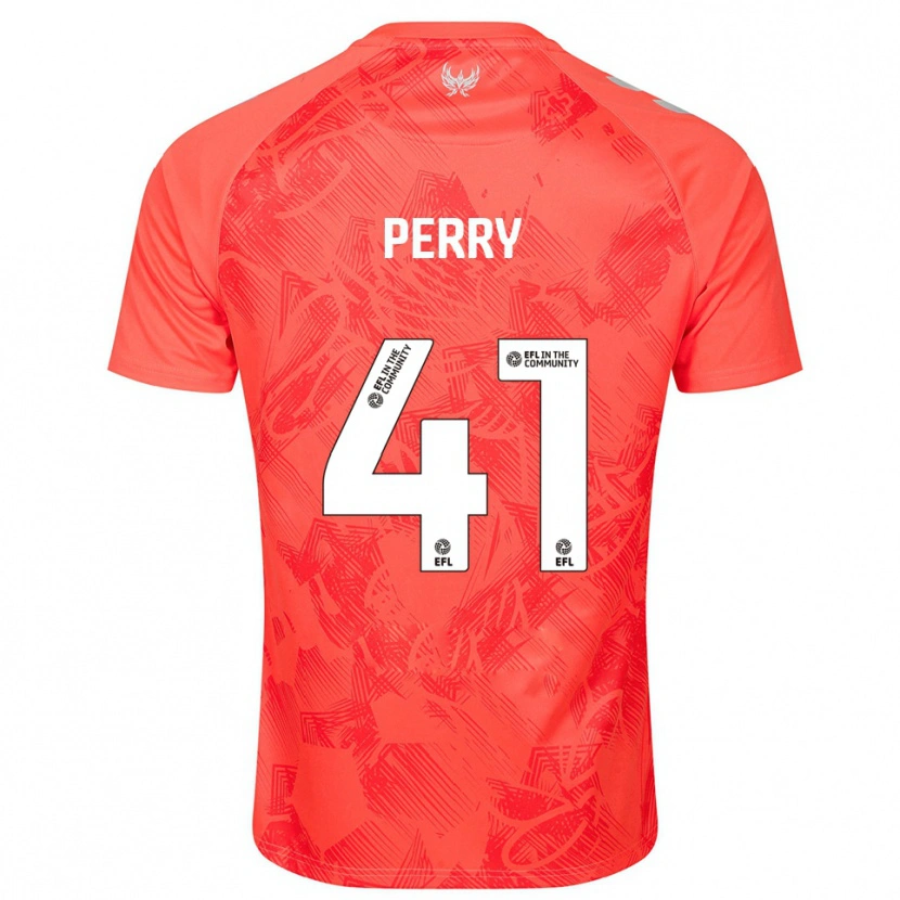 Danxen Kid Callum Perry #41 Orange White Away Jersey 2025/26 T-Shirt