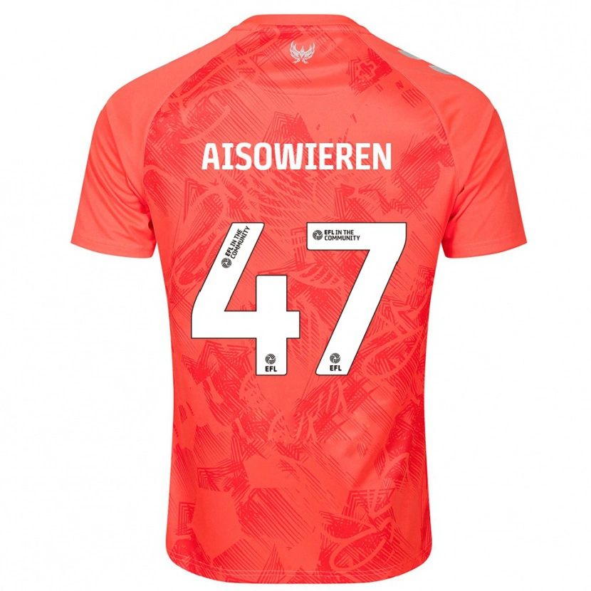 Danxen Kid Evan Eghosa Aisowieren #47 Orange White Away Jersey 2025/26 T-Shirt