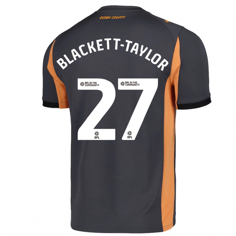 Danxen Kid Corey Blackett-Taylor #27 Gray Orange Black Away Jersey 2025/26 T-Shirt