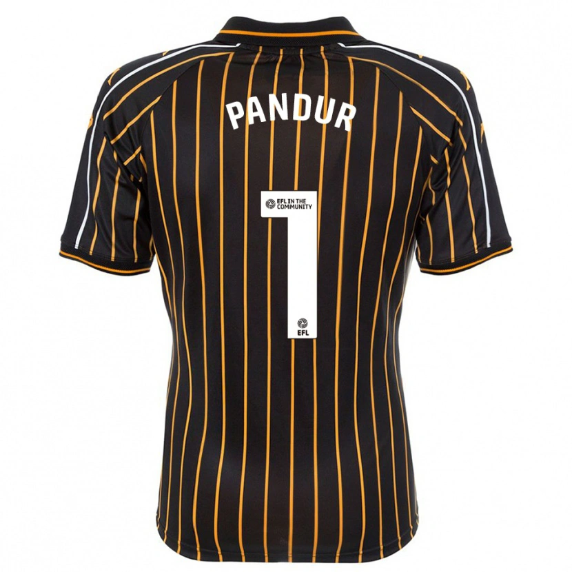 Danxen Kid Ivor Pandur #1 White Black Away Jersey 2025/26 T-Shirt