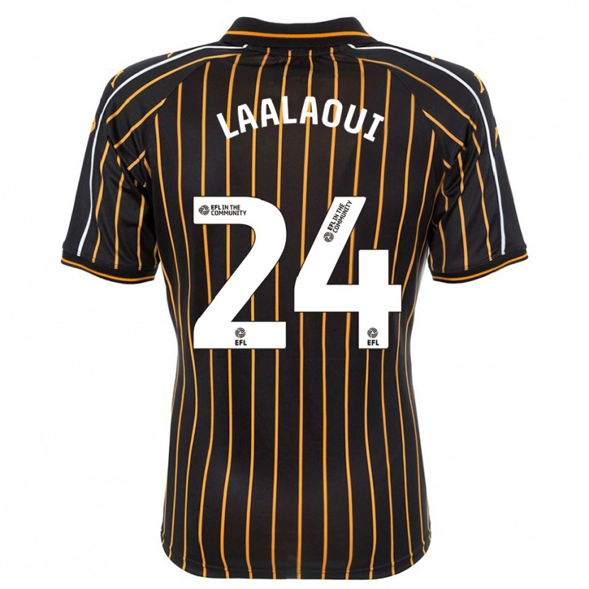 Danxen Kid Reda Laalaoui #24 White Black Away Jersey 2025/26 T-Shirt