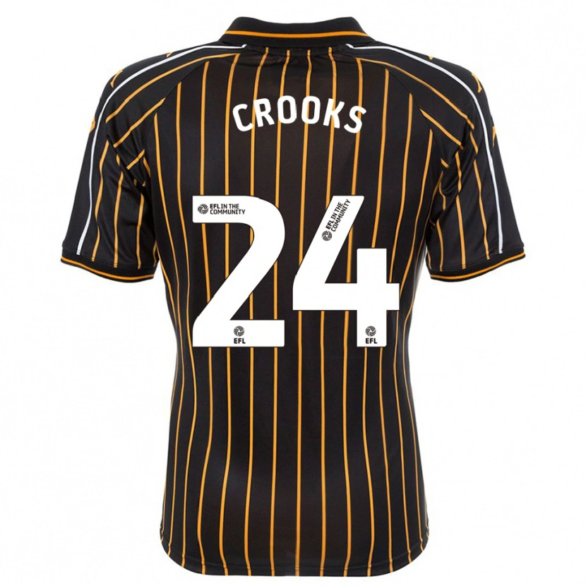 Danxen Kid Matt Crooks #24 White Black Away Jersey 2025/26 T-Shirt