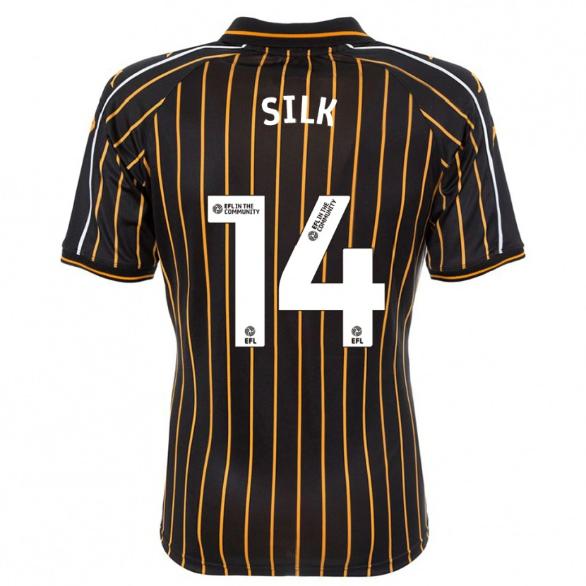 Danxen Kid Reuben Silk #14 White Black Away Jersey 2025/26 T-Shirt