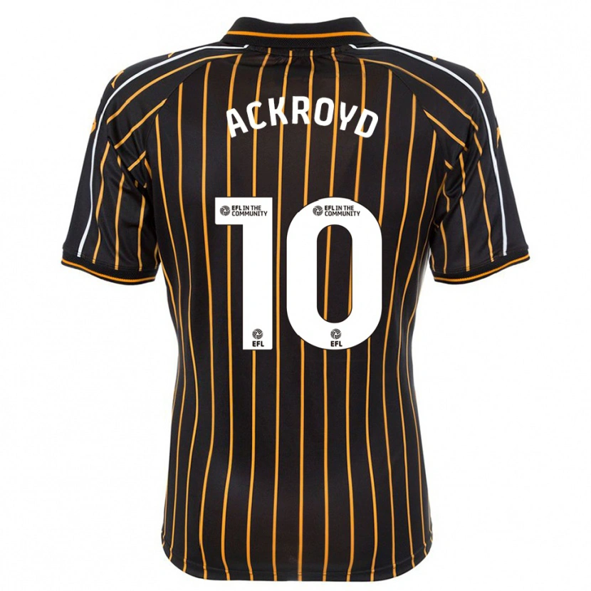 Danxen Kid Rachael Ackroyd #10 White Black Away Jersey 2025/26 T-Shirt