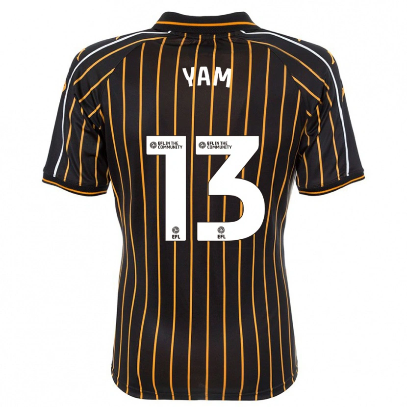 Danxen Kid Callum Yam #13 White Black Away Jersey 2025/26 T-Shirt