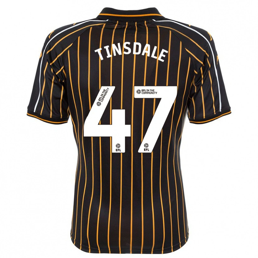 Danxen Kid Nathan Tinsdale #47 White Black Away Jersey 2025/26 T-Shirt