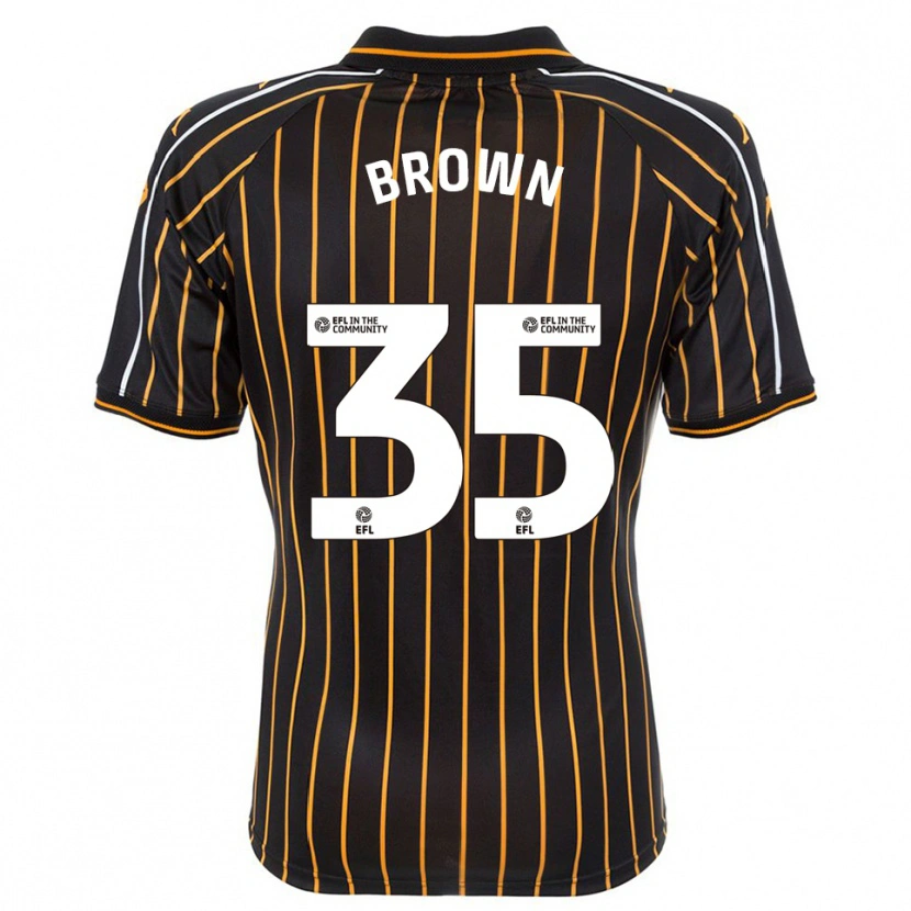 Danxen Kid Pharrell Brown #35 White Black Away Jersey 2025/26 T-Shirt