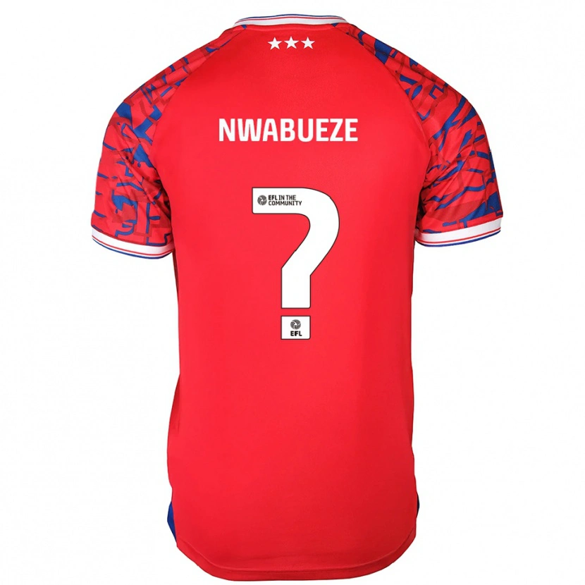 Danxen Kid Jesse Nwabueze #0 Red Blue Away Jersey 2025/26 T-Shirt