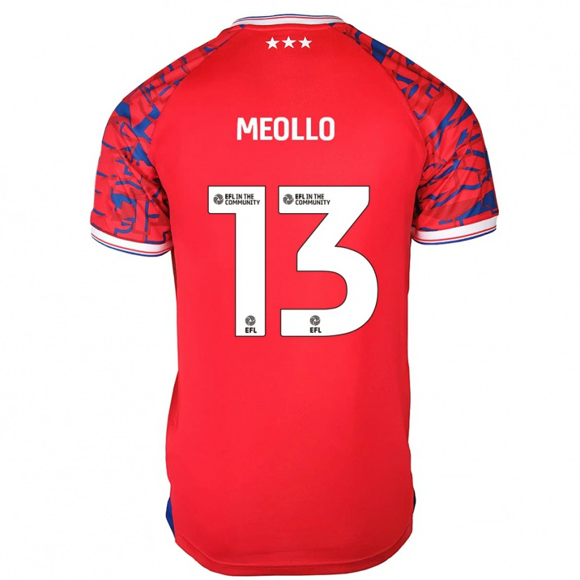 Danxen Kid Nina Meollo #13 Red Blue Away Jersey 2025/26 T-Shirt