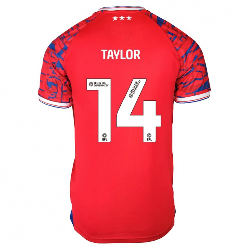 Danxen Kid Jack Taylor #14 Red Blue Away Jersey 2025/26 T-Shirt