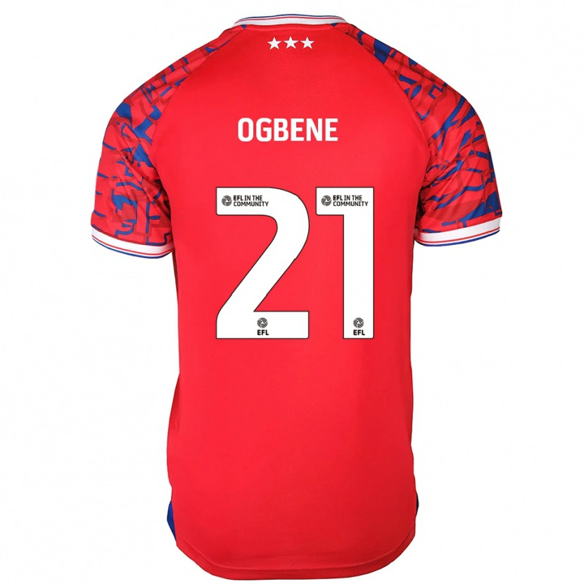 Danxen Kid Chiedozie Ogbene #21 Red Blue Away Jersey 2025/26 T-Shirt