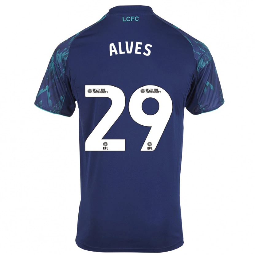 Danxen Kid Will Alves #29 Navy Green White Away Jersey 2025/26 T-Shirt
