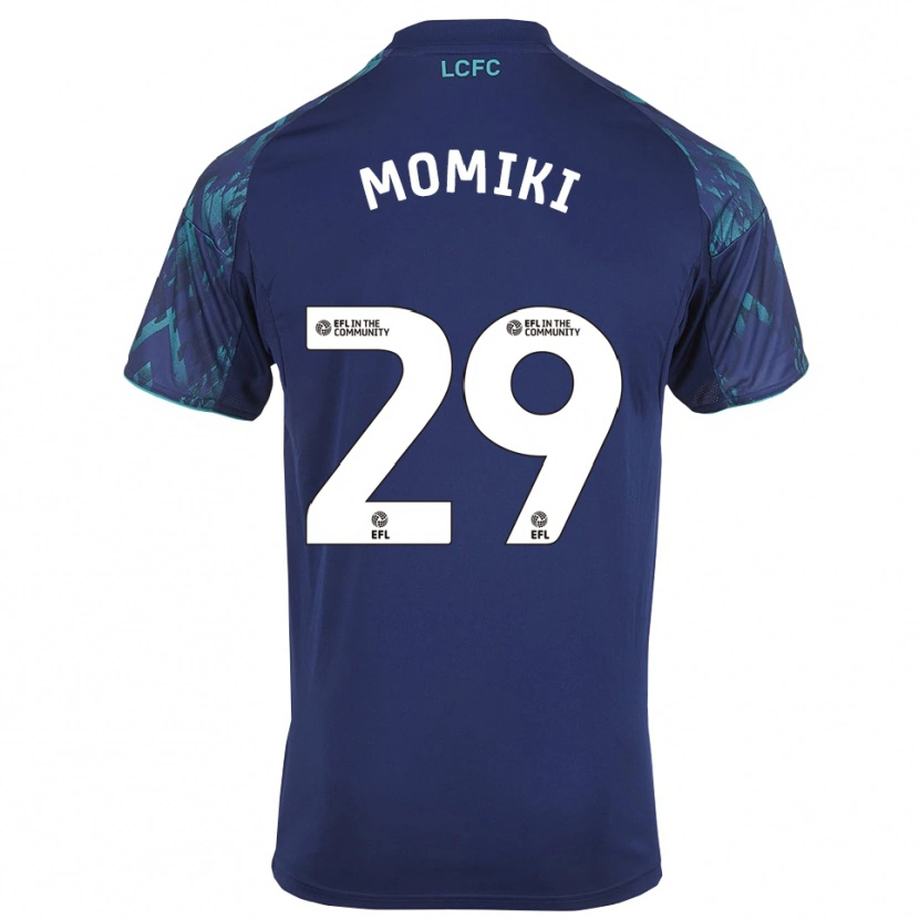 Danxen Kid Yuka Momiki #29 Navy Green White Away Jersey 2025/26 T-Shirt