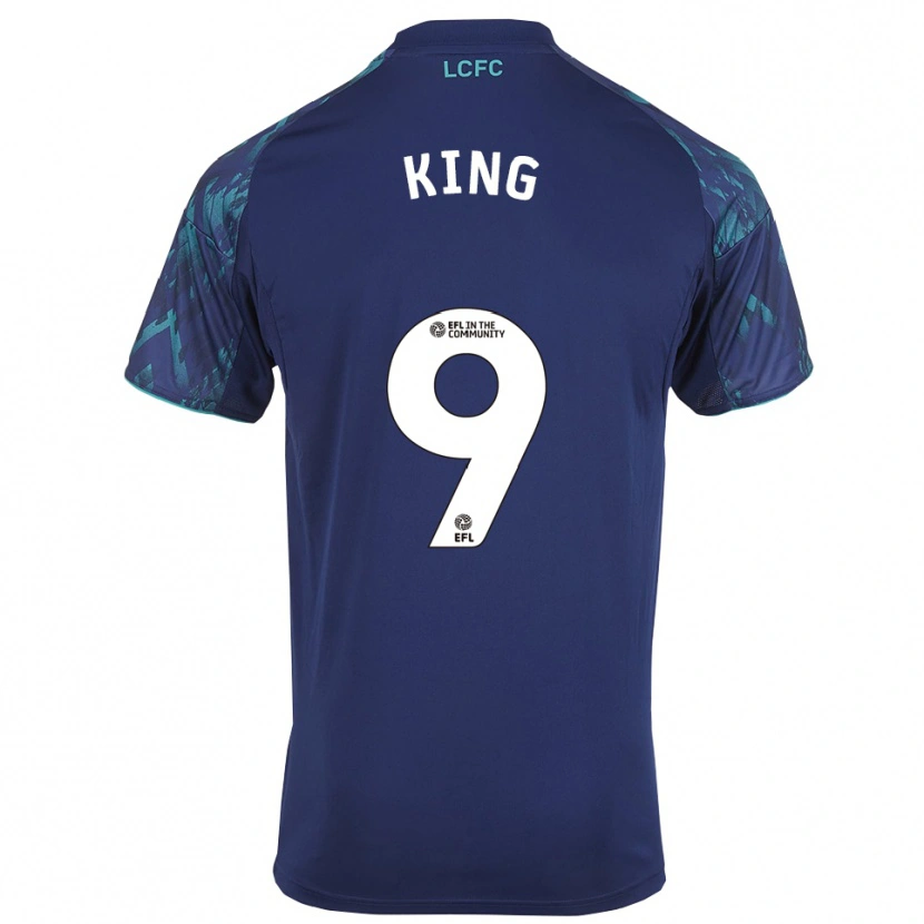 Danxen Kid Josh King #9 Navy Green White Away Jersey 2025/26 T-Shirt