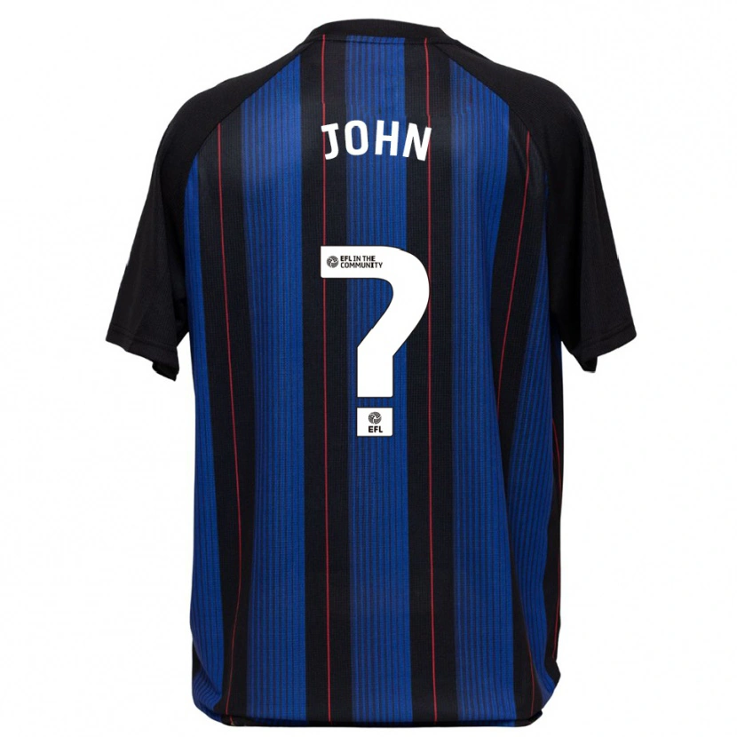 Danxen Kid Fenton John #0 Blue Black Away Jersey 2025/26 T-Shirt