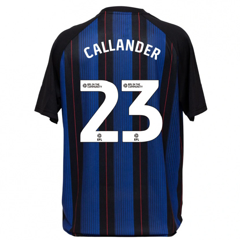 Danxen Kid Chelsea Callander #23 Blue Black Away Jersey 2025/26 T-Shirt