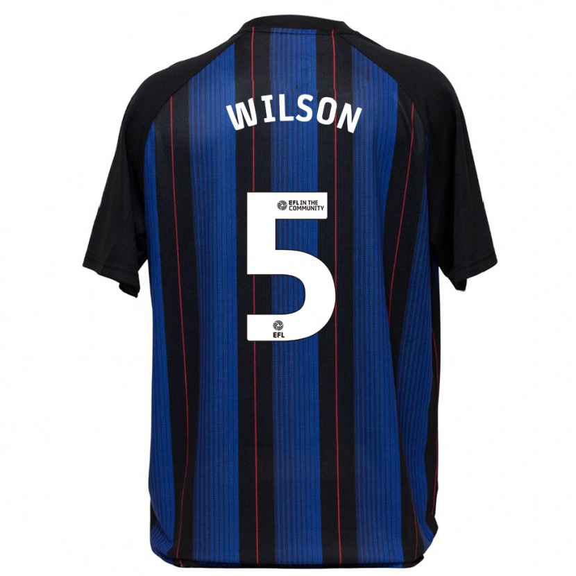 Danxen Kid James Wilson #5 Blue Black Away Jersey 2025/26 T-Shirt