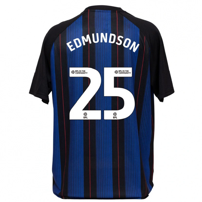 Danxen Kid George Edmundson #25 Blue Black Away Jersey 2025/26 T-Shirt