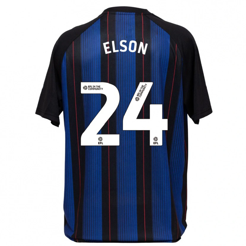 Danxen Kid Kacie Elson #24 Blue Black Away Jersey 2025/26 T-Shirt