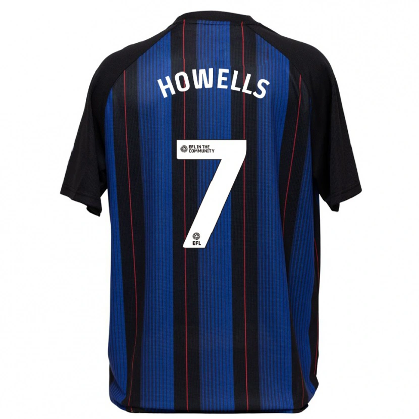 Danxen Kid Max Howells #7 Blue Black Away Jersey 2025/26 T-Shirt