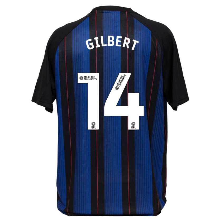 Danxen Kid Alex Gilbert #14 Blue Black Away Jersey 2025/26 T-Shirt