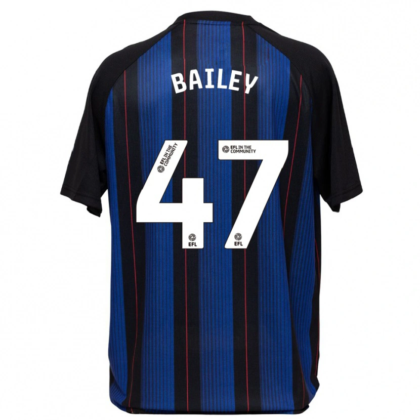Danxen Kid Bailey Palmer #47 Blue Black Away Jersey 2025/26 T-Shirt