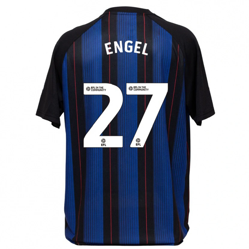 Danxen Kid Lukas Engel #27 Blue Black Away Jersey 2025/26 T-Shirt