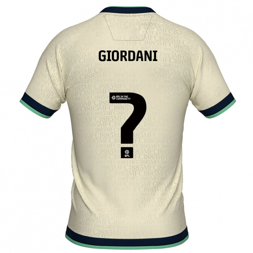 Danxen Kid Sharna Giordani #0 Champagne Navy Away Jersey 2025/26 T-Shirt