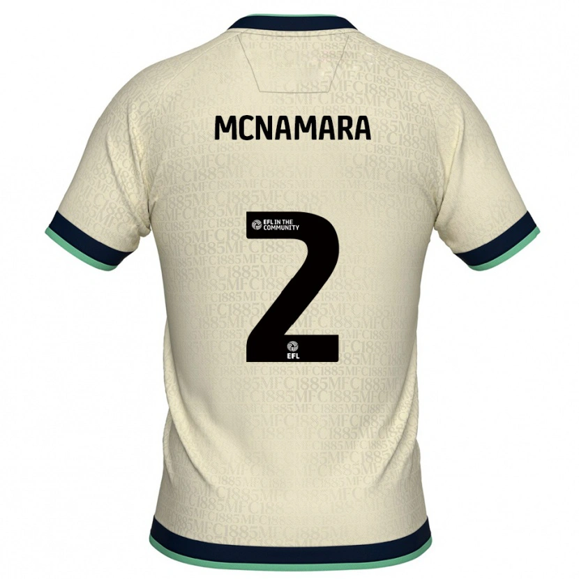 Danxen Kid Danny Mcnamara #2 Champagne Navy Away Jersey 2025/26 T-Shirt