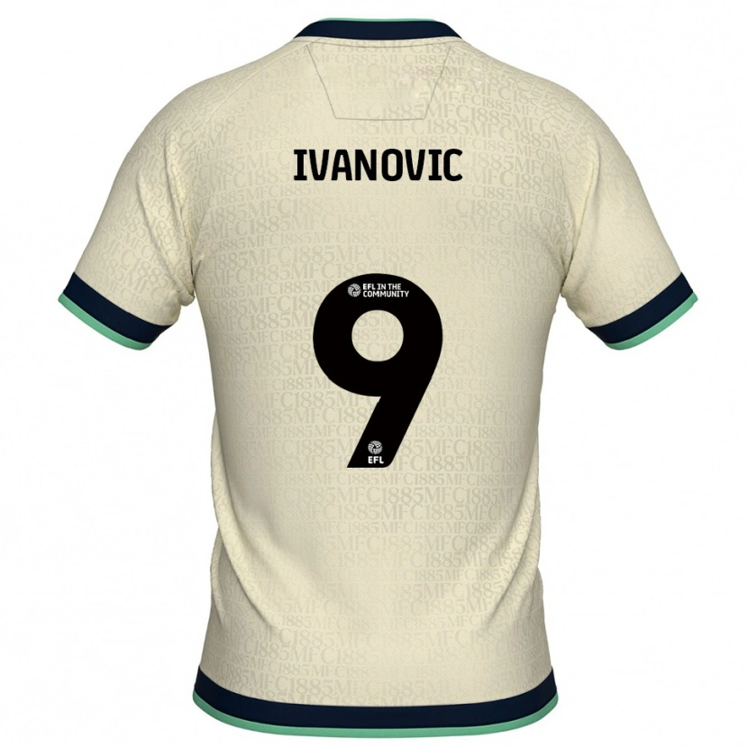 Danxen Kid Mihailo Ivanovic #9 Champagne Navy Away Jersey 2025/26 T-Shirt