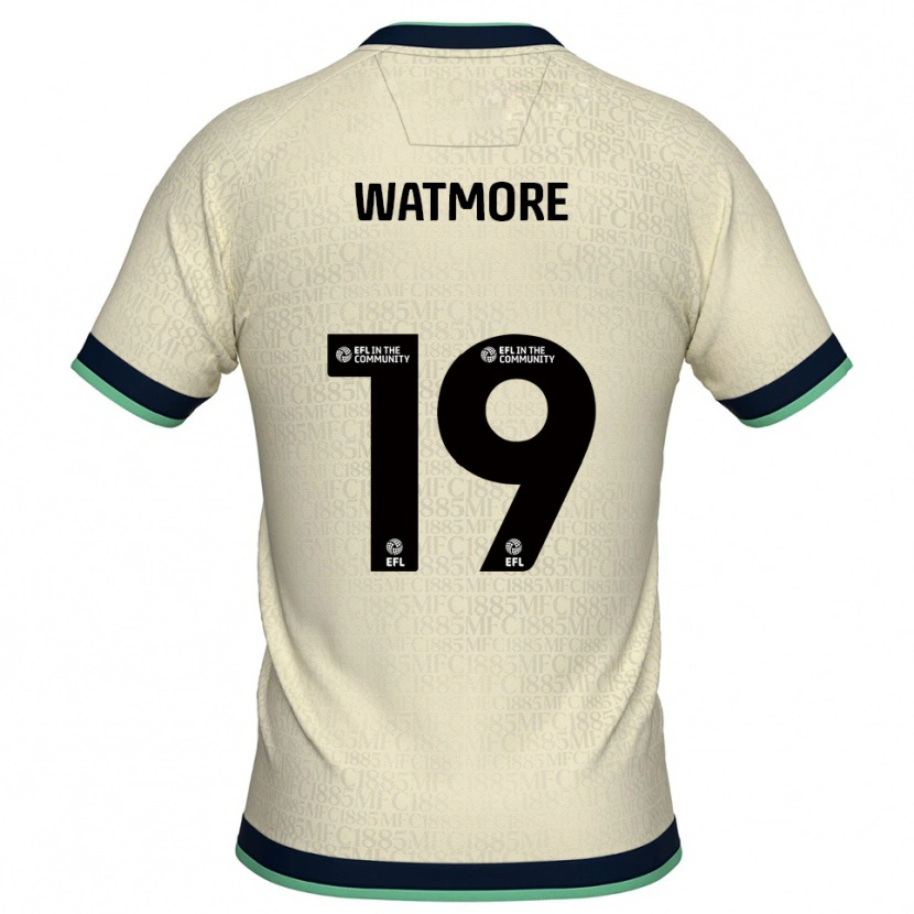 Danxen Kid Duncan Watmore #19 Champagne Navy Away Jersey 2025/26 T-Shirt
