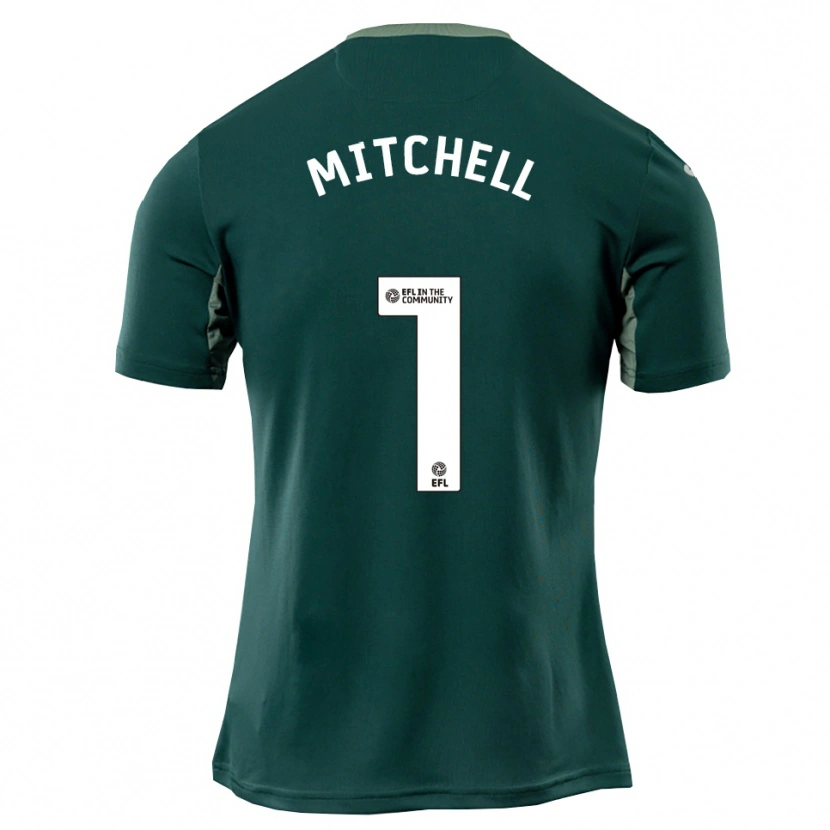 Danxen Kid Rylee Mitchell #1 Green White Purple Away Jersey 2025/26 T-Shirt