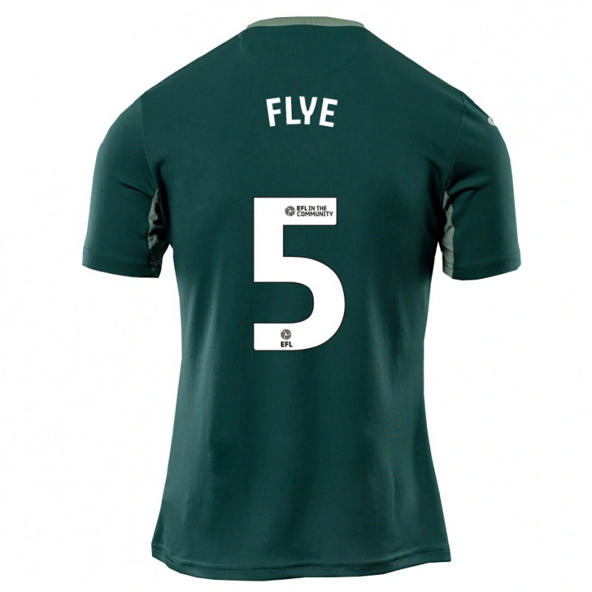 Danxen Kid Ceri Flye #5 Green White Purple Away Jersey 2025/26 T-Shirt