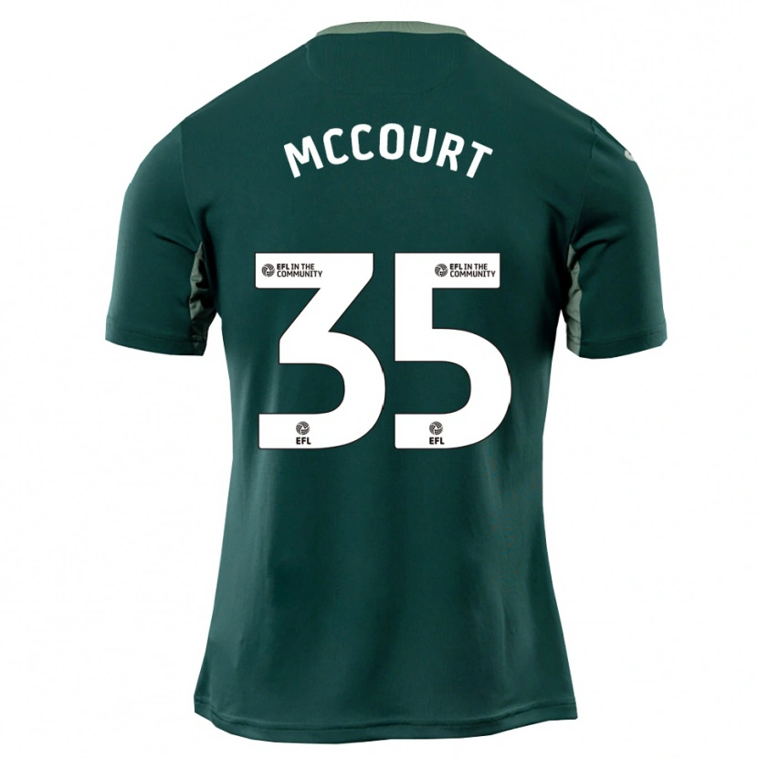 Danxen Kid Glenn Mccourt #35 Green White Purple Away Jersey 2025/26 T-Shirt
