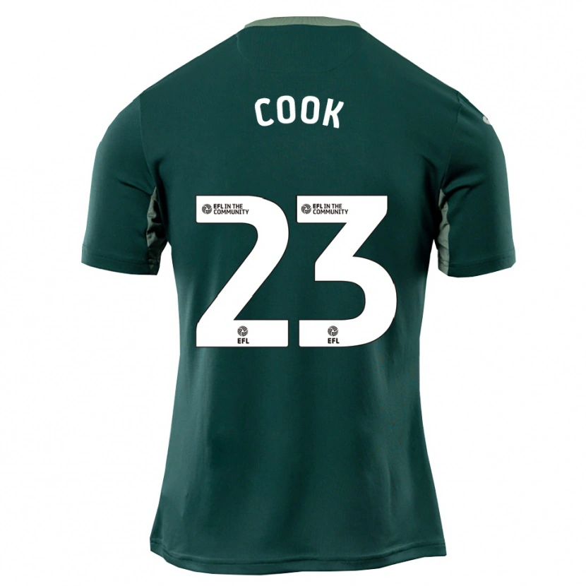 Danxen Kid Olivia Cook #23 Green White Purple Away Jersey 2025/26 T-Shirt