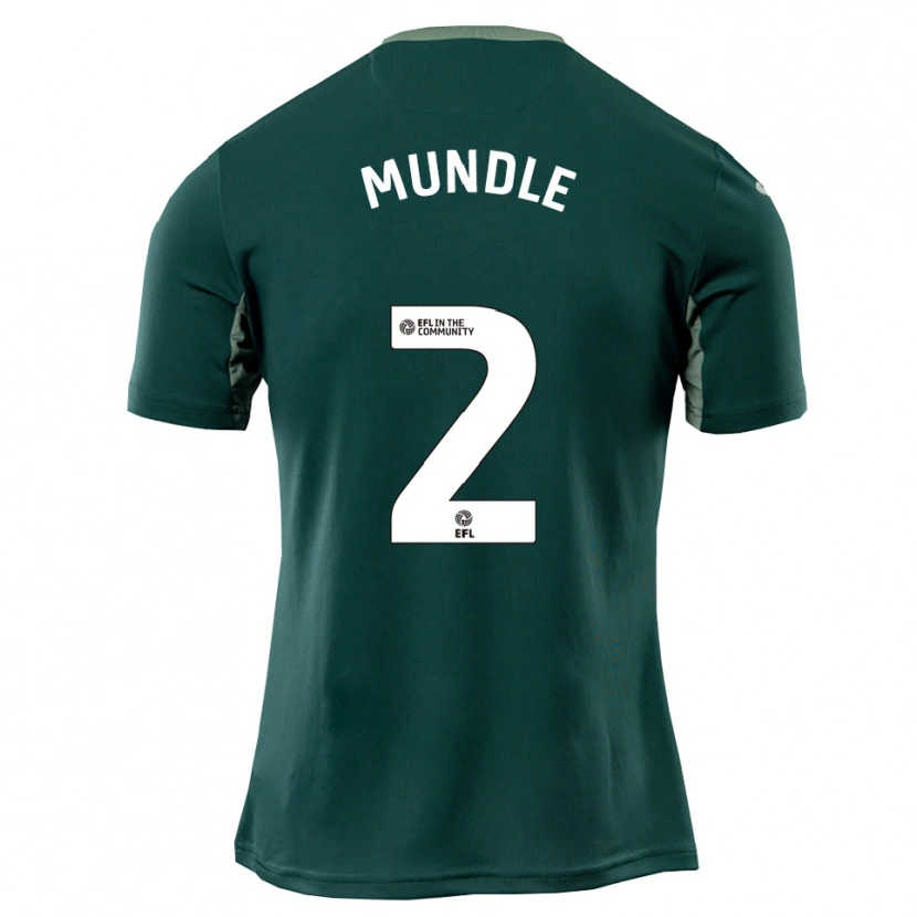 Danxen Kid Rio Mundle #2 Green White Purple Away Jersey 2025/26 T-Shirt