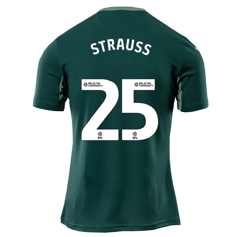 Danxen Kid Hope Strauss #25 Green White Purple Away Jersey 2025/26 T-Shirt