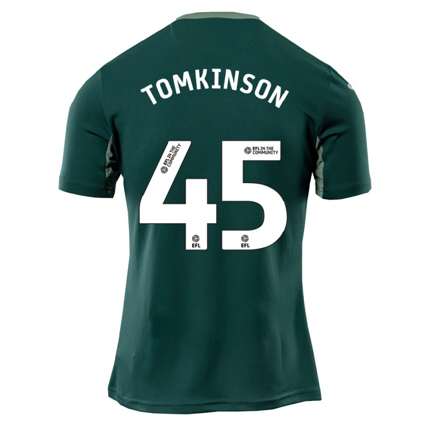 Danxen Kid Jonathan Tomkinson #45 Green White Purple Away Jersey 2025/26 T-Shirt
