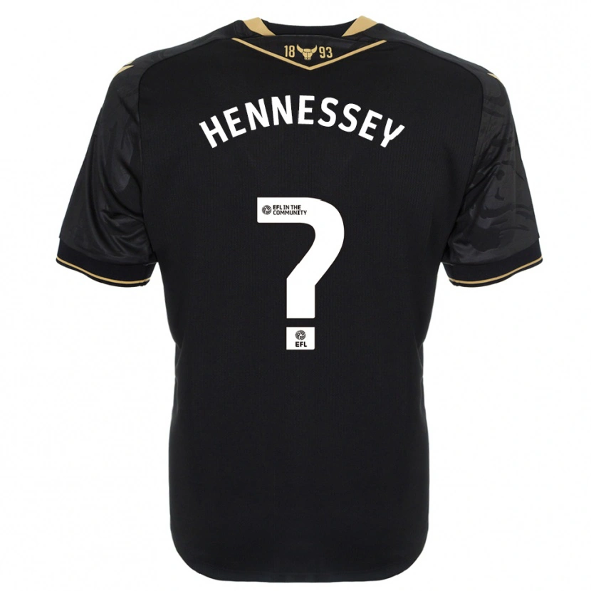 Danxen Kid Laura Hennessey #0 Black Gold Away Jersey 2025/26 T-Shirt
