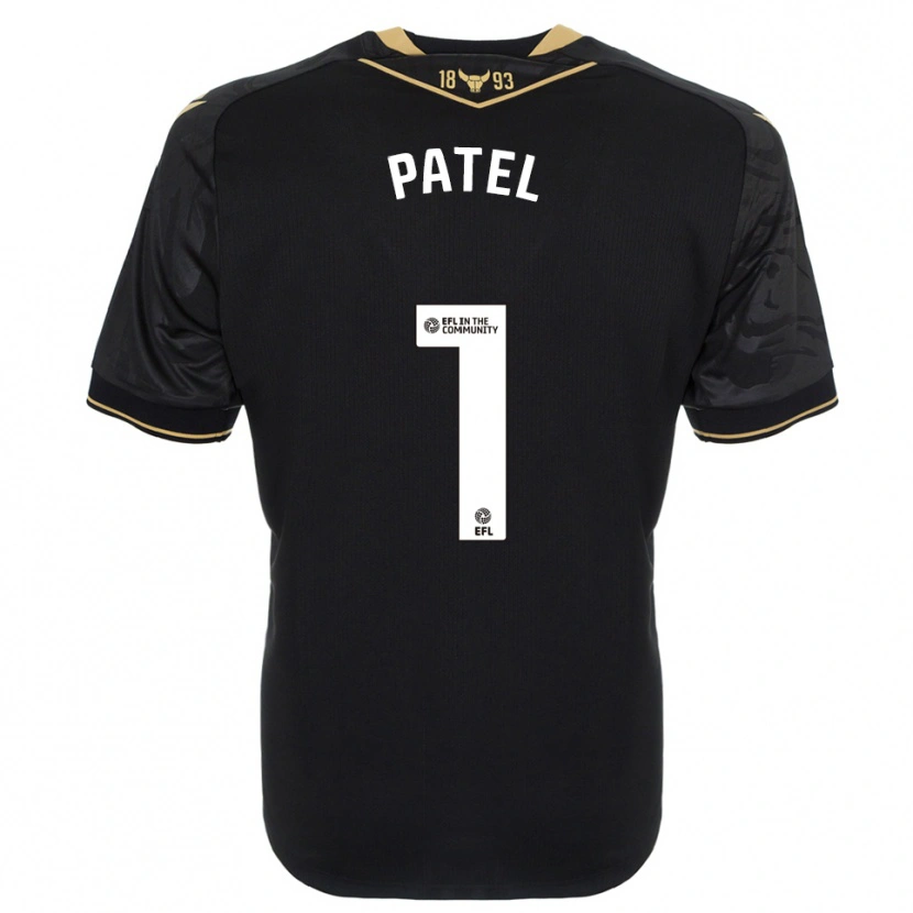 Danxen Kid Ajae Patel #1 Black Gold Away Jersey 2025/26 T-Shirt
