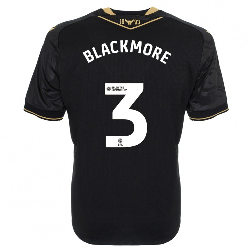 Danxen Kid Jameson Blackmore #3 Black Gold Away Jersey 2025/26 T-Shirt