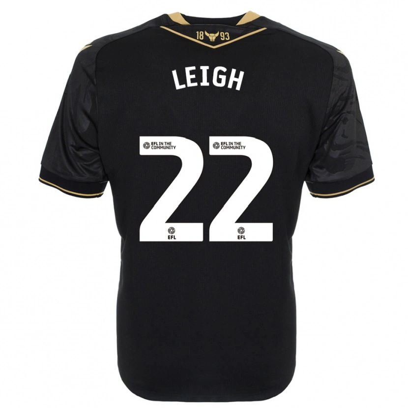 Danxen Kid Greg Leigh #22 Black Gold Away Jersey 2025/26 T-Shirt