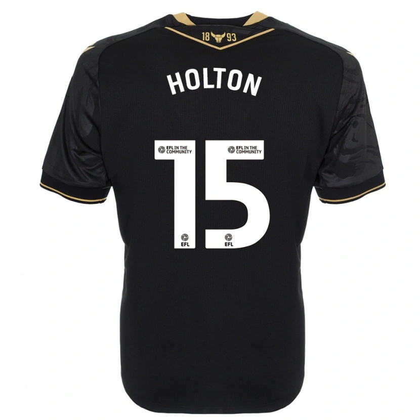 Danxen Kid Josh Holton #15 Black Gold Away Jersey 2025/26 T-Shirt
