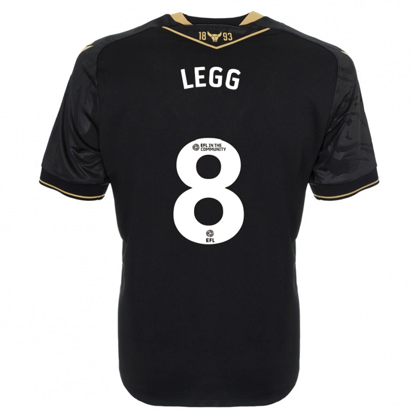 Danxen Kid Jenna Legg #8 Black Gold Away Jersey 2025/26 T-Shirt