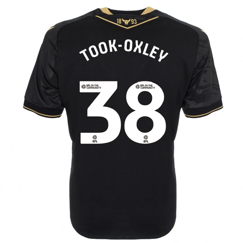 Danxen Kid Zaide Took-Oxley #38 Black Gold Away Jersey 2025/26 T-Shirt