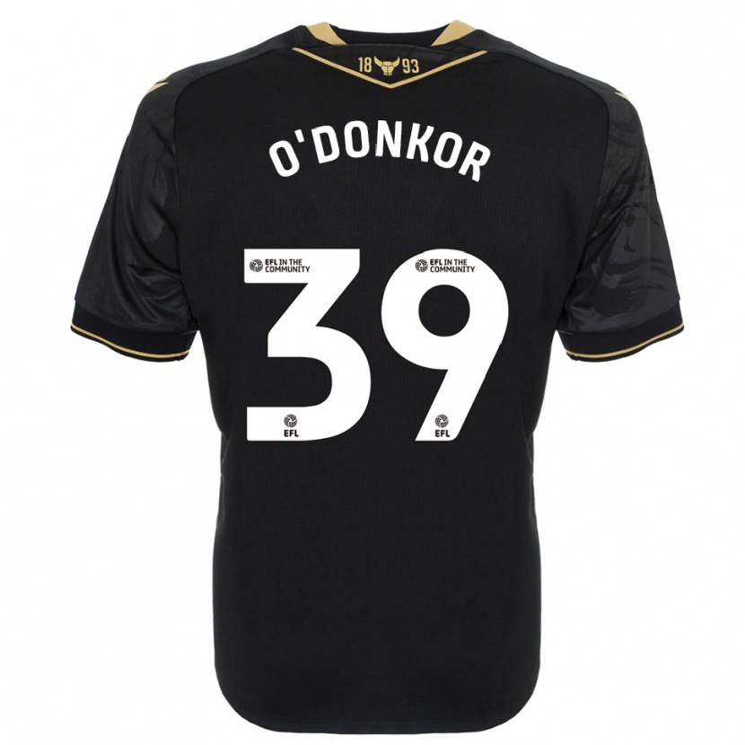 Danxen Kid Gatlin O'donkor #39 Black Gold Away Jersey 2025/26 T-Shirt
