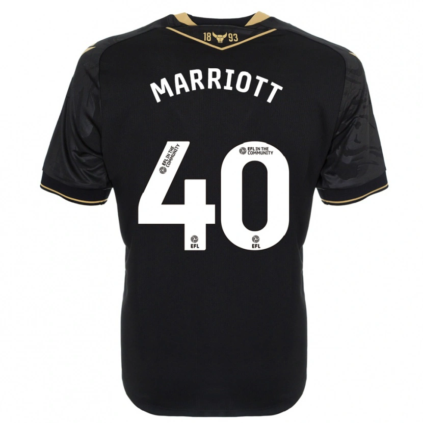 Danxen Kid Monty Marriott #40 Black Gold Away Jersey 2025/26 T-Shirt